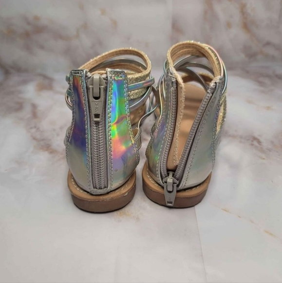 Girls gladiator sandals (both pairs) - Picture 4 of 10